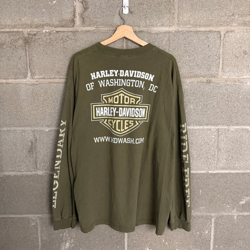 (2XL) Harley Davidson Ride Free